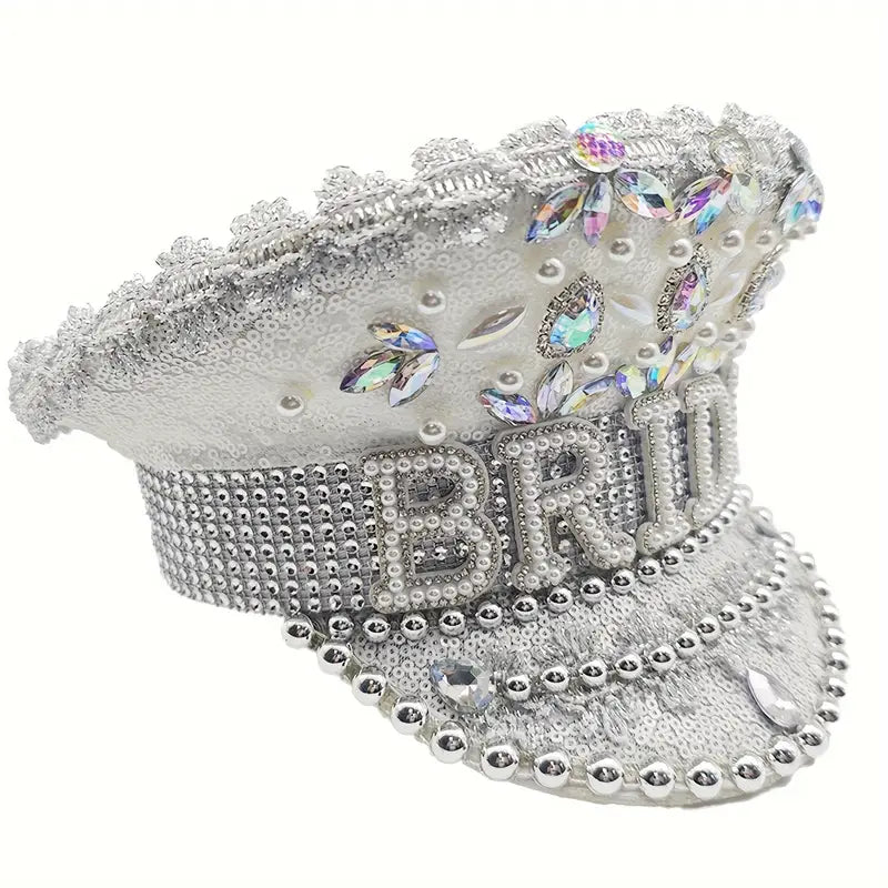"Bride" Embellished Festival Headwear