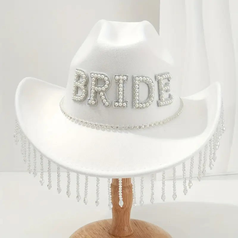 "Bride" Cowgirl Hat