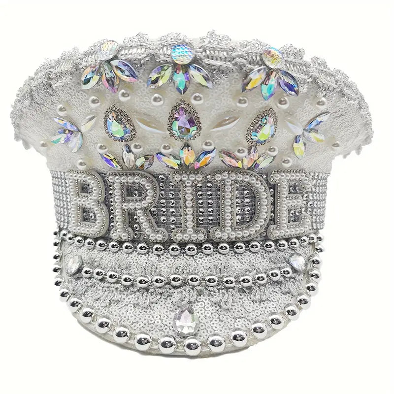 "Bride" Embellished Festival Headwear