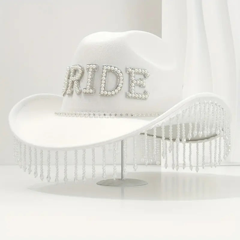 "Bride" Cowgirl Hat